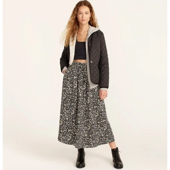 J. Crew Quilted Puffer Lady Jacket with PrimaLoft Black - Picture 5 of 11